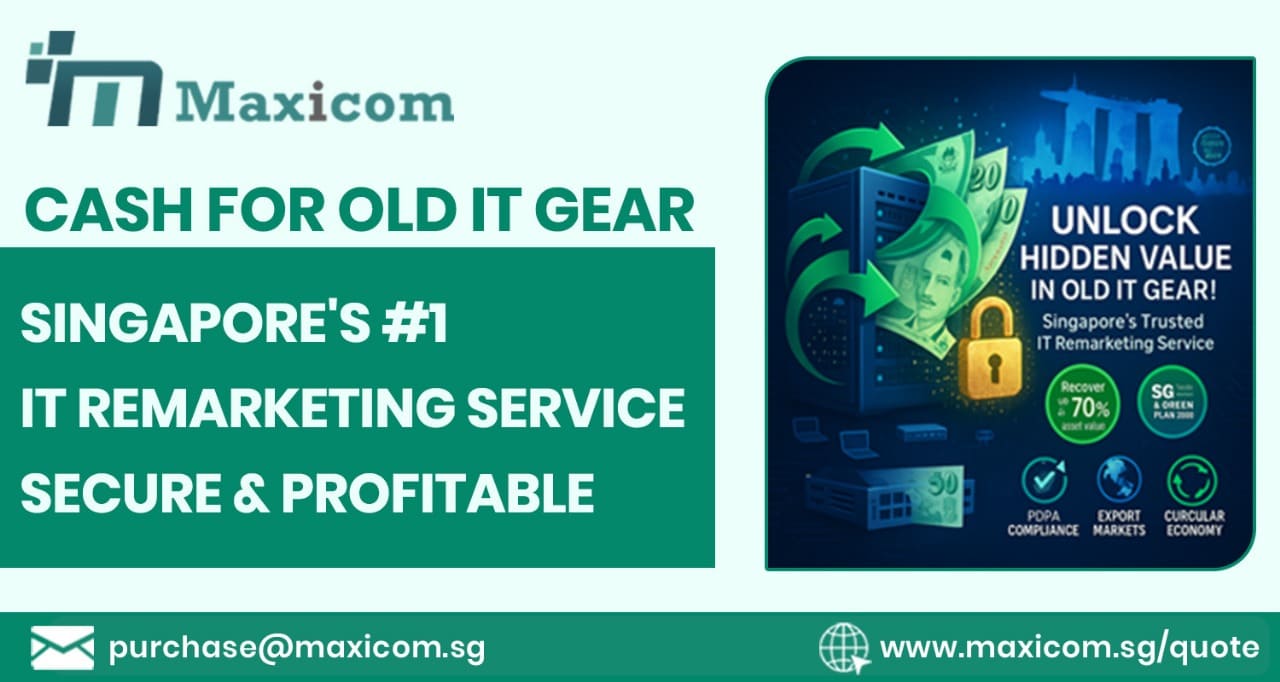 Rise of IT Equipment Remarketing Services in Singapore